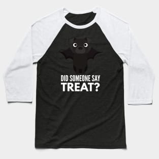 Staffordshire Bull Terrier Halloween Trick or Treat Baseball T-Shirt